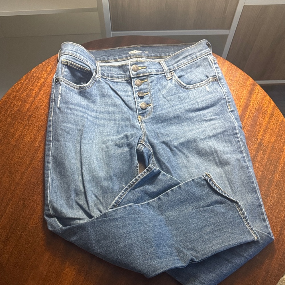 Old Navy Light Blue High Rise Jeans